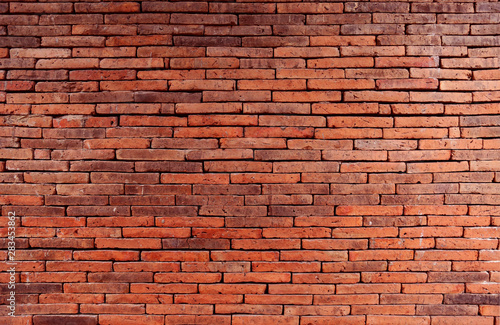 Old orange brick wall 