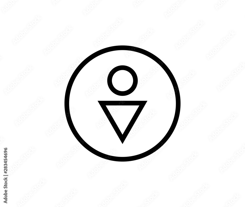 WC line icon