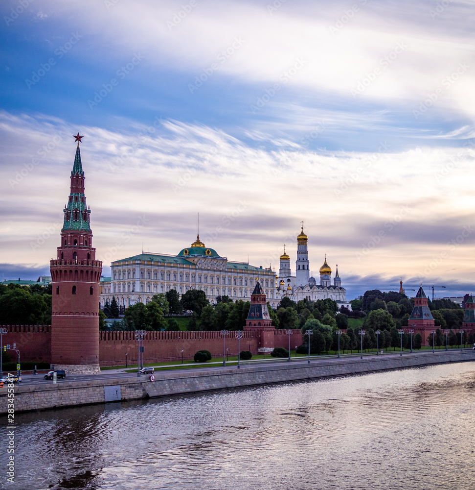 One of the towers of the Moscow Kremlin