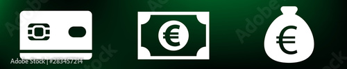 Geld Symbol Set