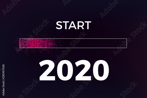 Start 2020 Pink Loading Screen