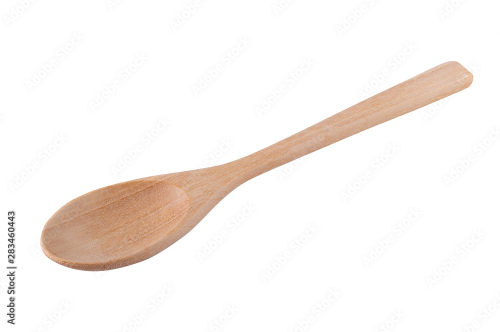 wooden spoon isolated on a white background wooden spoon isolated on a white background