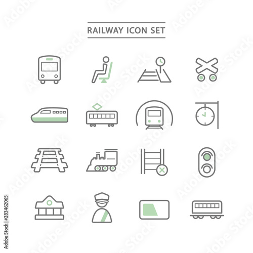 RAILWAY ICON SET