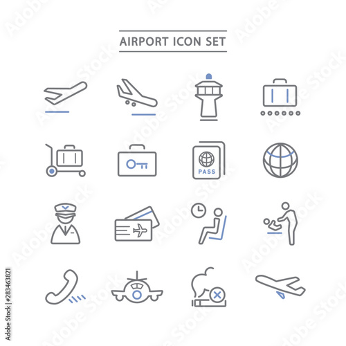 AIRPORT ICON SET