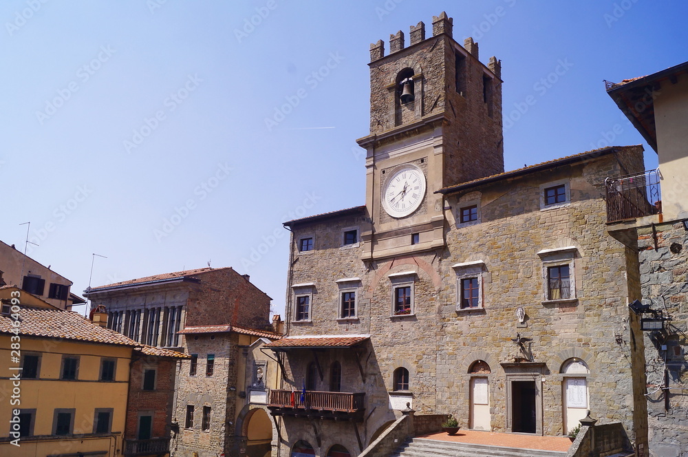Municipal palace, Cortona, Tuscany, Italy