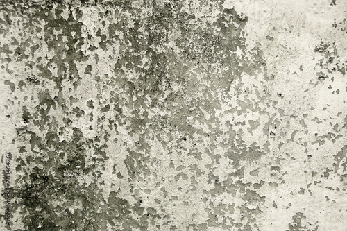 Dark plaster wall retro vintage worn wall wallpaper. © Ekaterina
