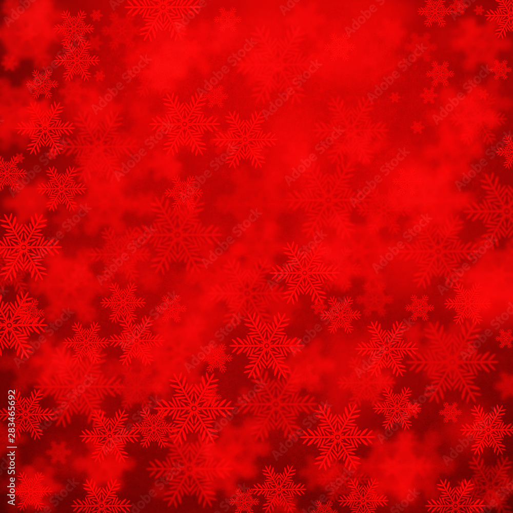 Red Abstract Christmas Snowflakes Background Red Abstract Christmas Snowflakes Background