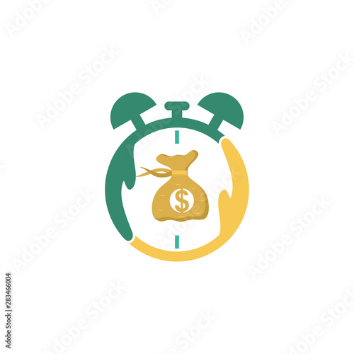 Calendar with payday calculator concept vector isolated illustration
