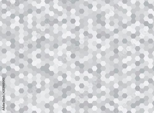Grey hexagonal abstract background design