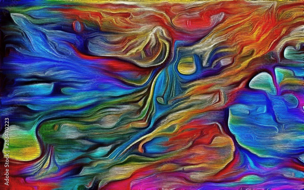 abstract fractal psychedelic shape texture with color pencil stylization abstract fractal psychedelic shape texture with color pencil stylization