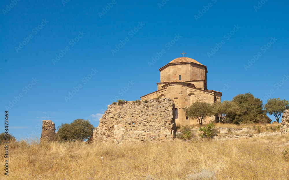 Ancient Jvari Monastery (sixth century) in Mtskheta, Georgia. Ancient Jvari Monastery (sixth century) in Mtskheta, Georgia.