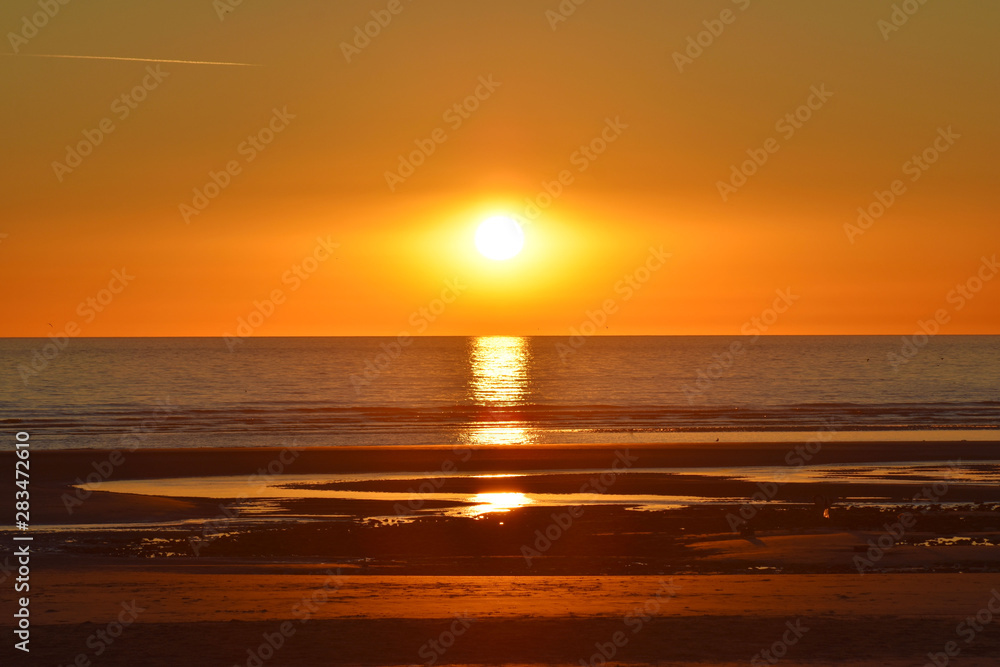 Fototapeta premium Coucher de Soleil _ Wimereux 