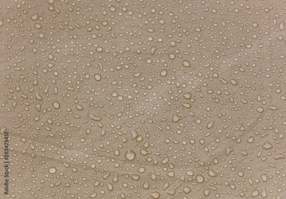 Raindrops on a tent as an abstract background Raindrops on a tent as an abstract background