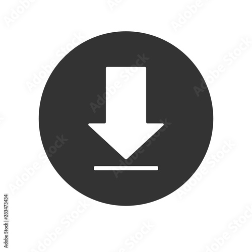 Download arrow icon, vector image