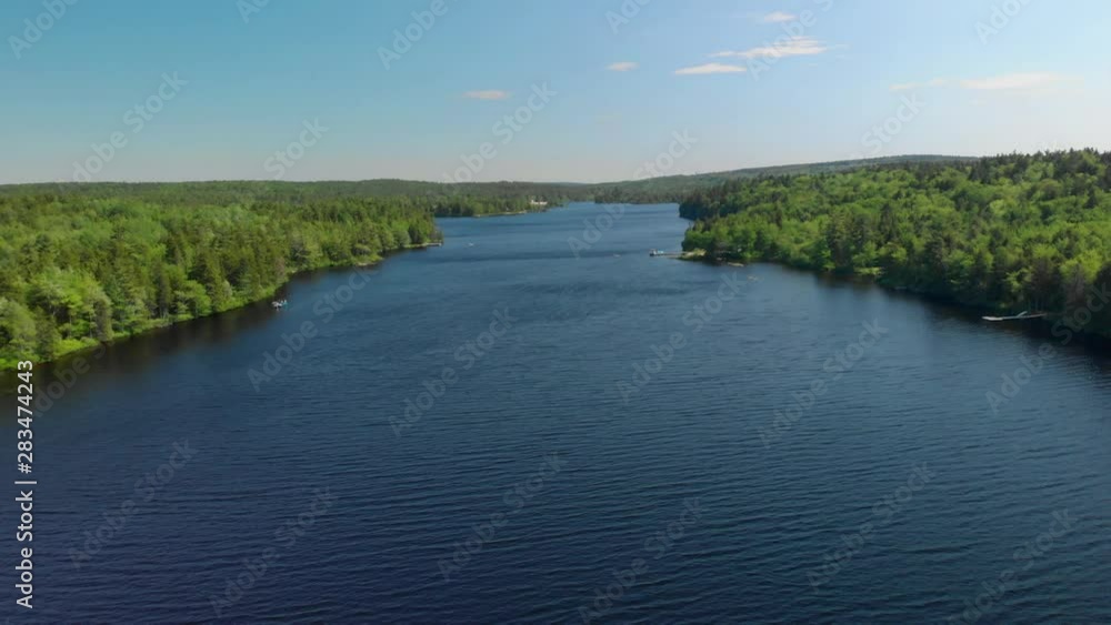 Beautiful Nova Scotia Lakes on a Sunny Clear Day Beautiful Nova Scotia Lakes on a Sunny Clear Day