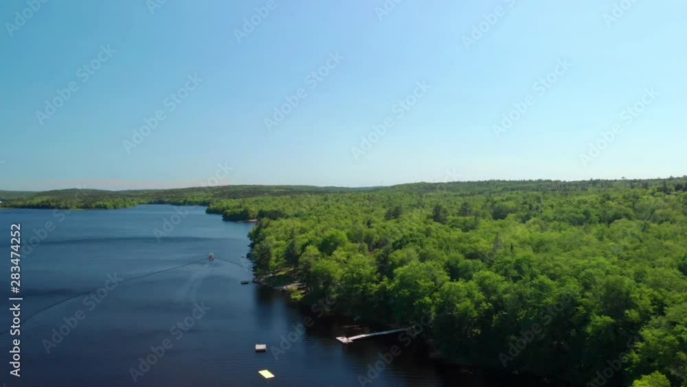 Beautiful Nova Scotia Lakes on a Sunny Clear Day Beautiful Nova Scotia Lakes on a Sunny Clear Day