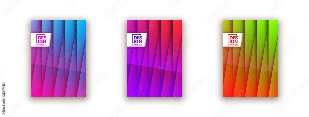 Trendy Minimal empty covers design set. Colorful halftone gradients background modern template web design. Cool gradients Future red green blue yellow geometric patterns set isolated white background. Trendy Minimal empty covers design set. Colorful halftone gradients background modern template web design. Cool gradients Future red green blue yellow geometric patterns set isolated white background.