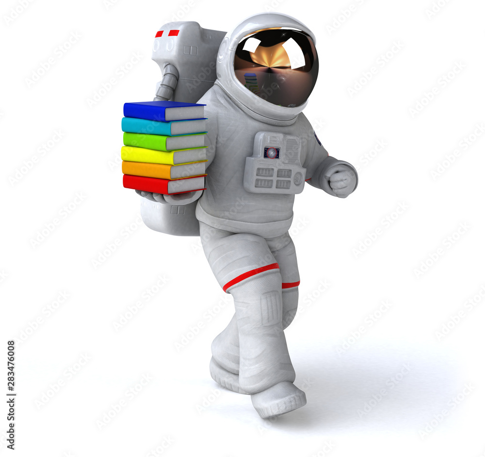 Fun astronaut - 3D Illustration Fun astronaut - 3D Illustration