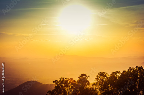 Photography Sunset In The Horizon