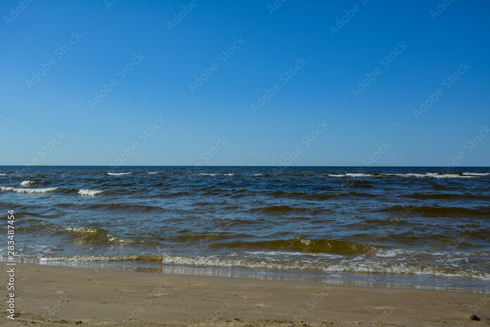 Big waves against the blue sky Big waves against the blue sky