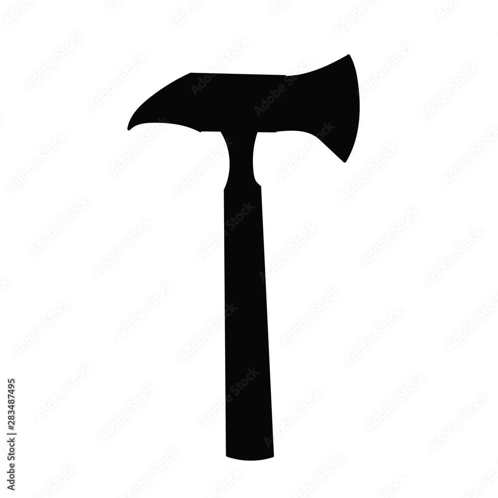 vector, on a white background, ax silhouette vector, on a white background, ax silhouette