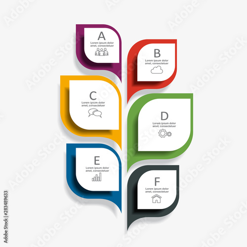 Infographic design template with place for your data. Vector illustration.