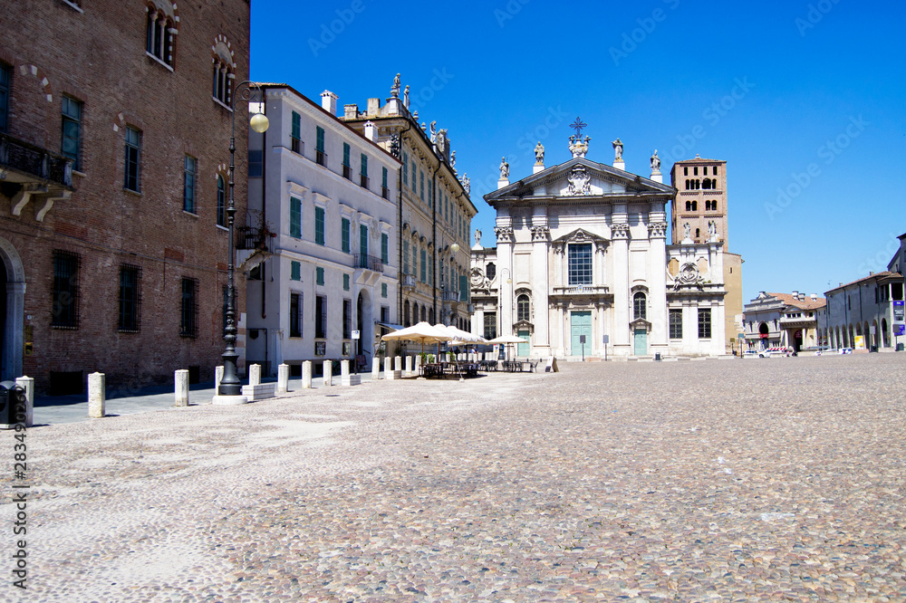 Mantova. capital city of the reinassance reign of the Gonzaga family, in northern Italy