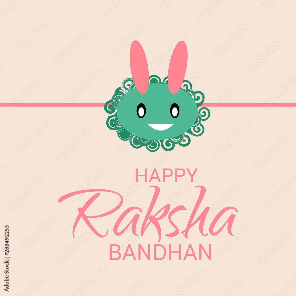 Fototapeta premium Happy Raksha Bandhan.