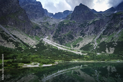 Mountain Lake In High Tatras (Zelenom plese)