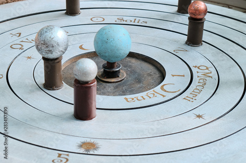 фотографія Model of the solar system in ancient times
