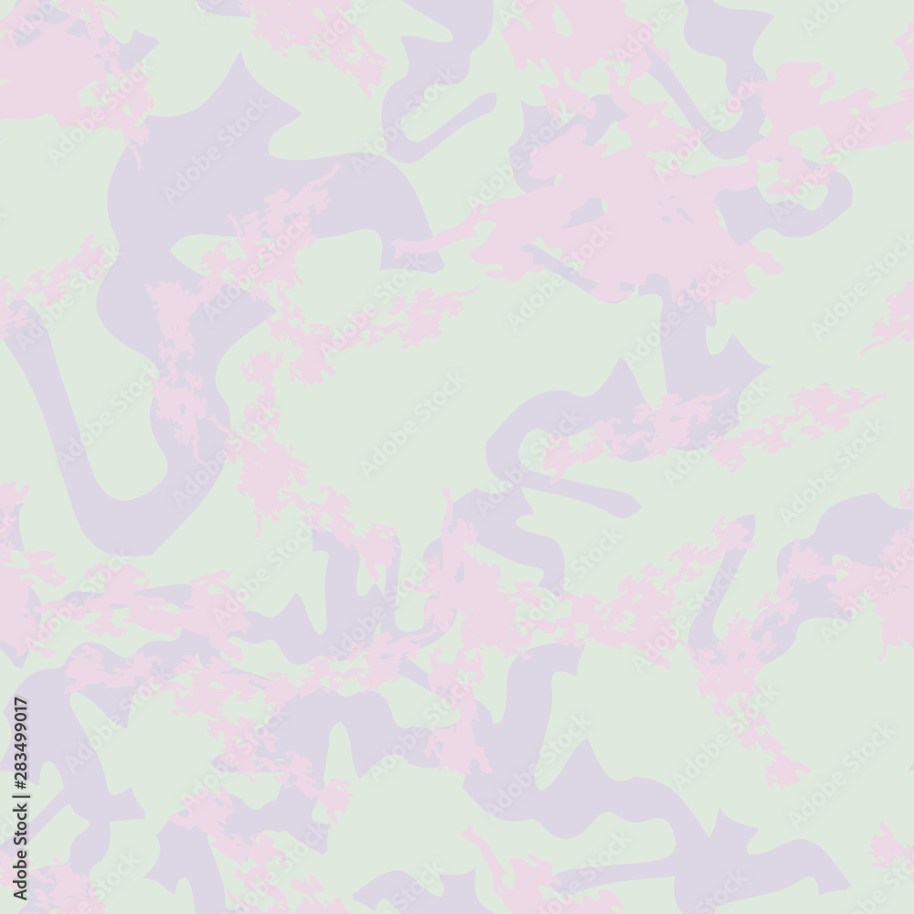 UFO camouflage of various shades of pink, blue and violet colors UFO camouflage of various shades of pink, blue and violet colors