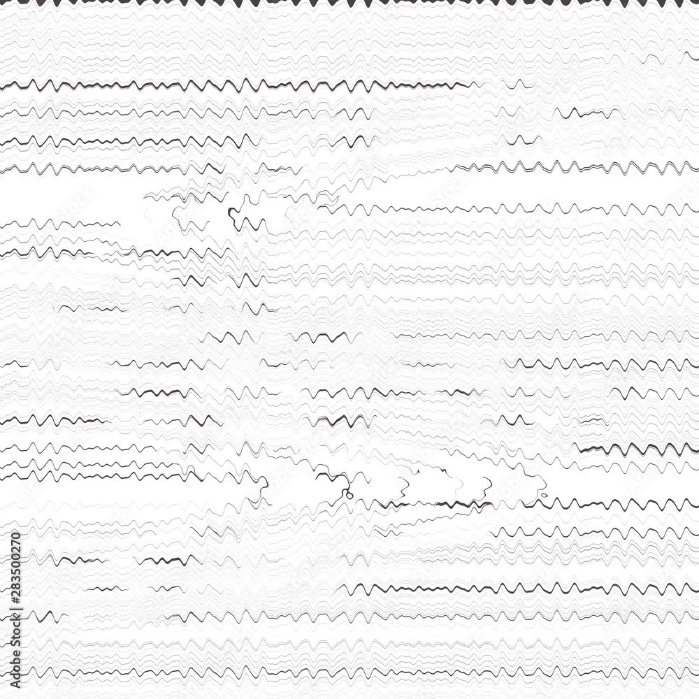 Black and white wave background pattern