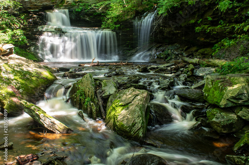 Fototapeta Naklejka Na Ścianę i Meble -  Waterfalls in the Forest