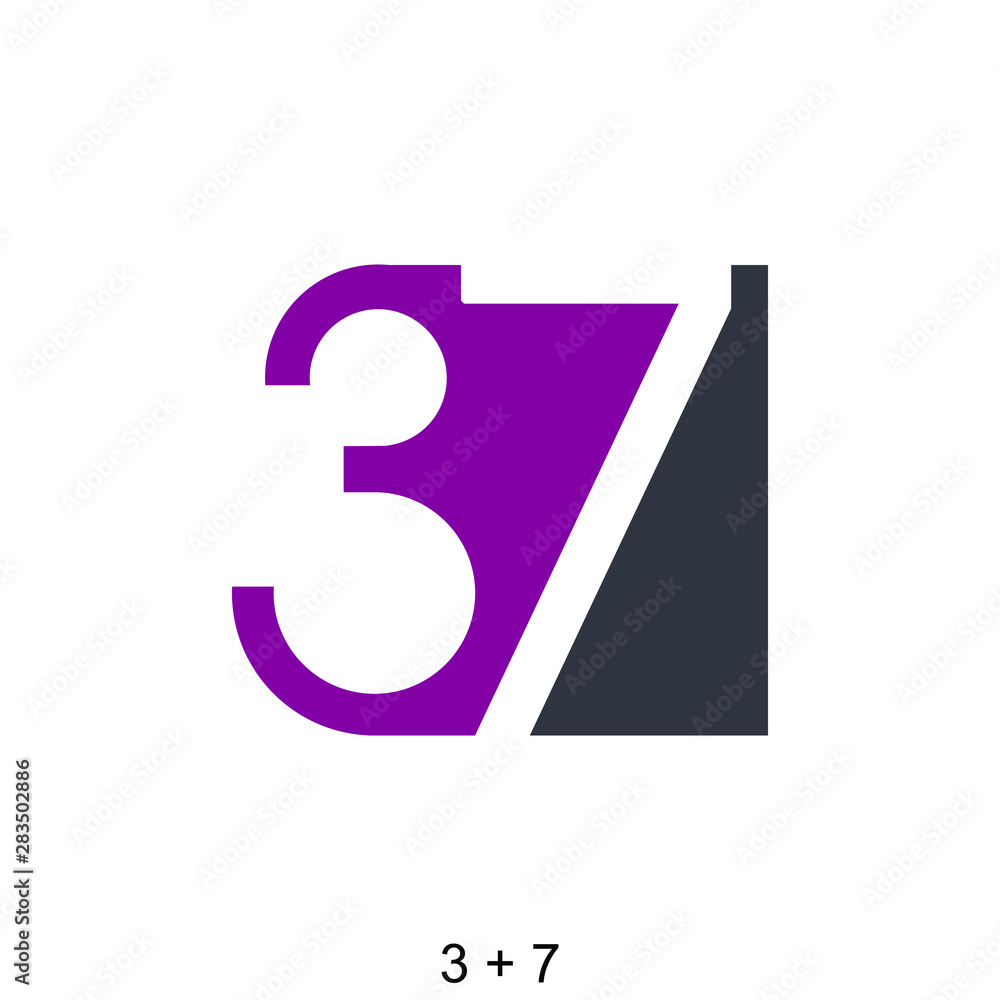 Number 37 for icon or logo ready to use Number 37 for icon or logo ready to use