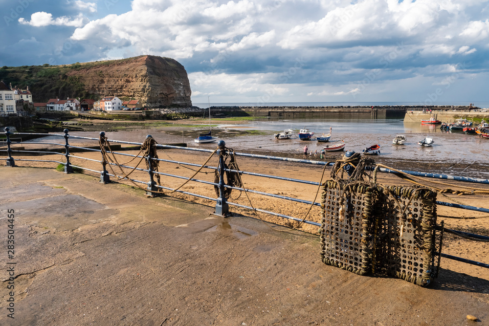 Staithes is a seaside village in the Scarborough Borough of North