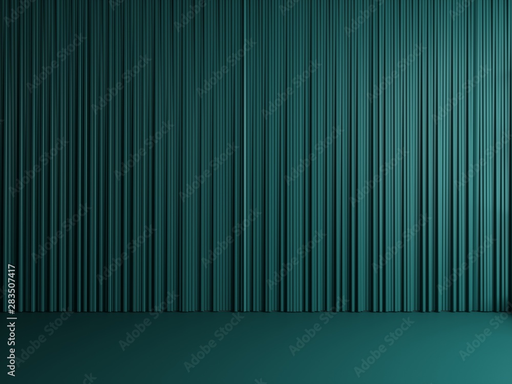 3d render of green planks contemporary interior 3d render of green planks contemporary interior