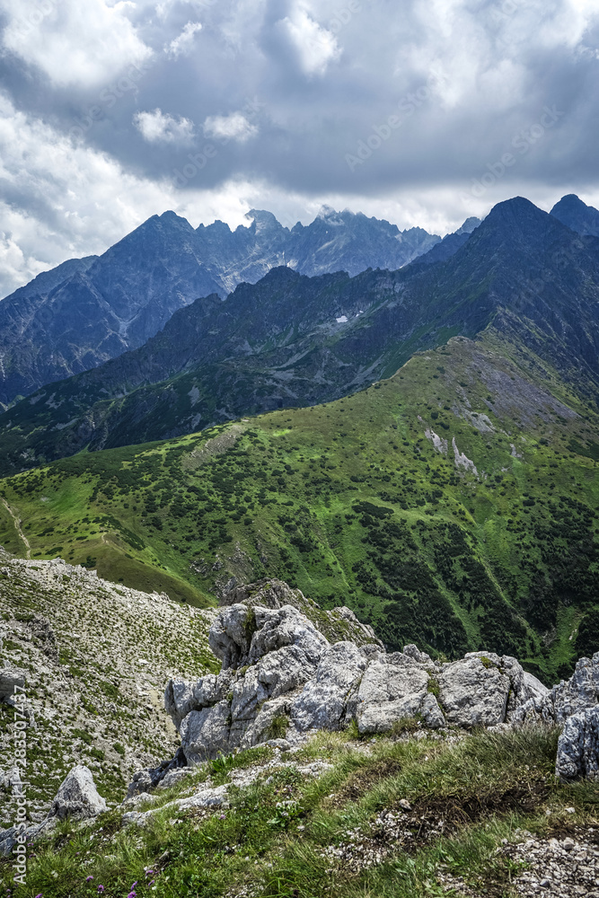 High Tatra Mountains Landscape in Slovakia