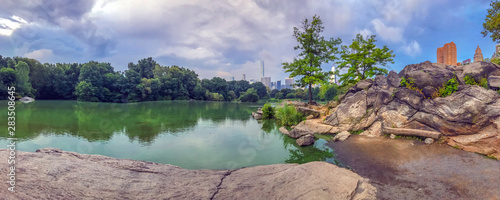 Photography Central Park, New York City at the lake