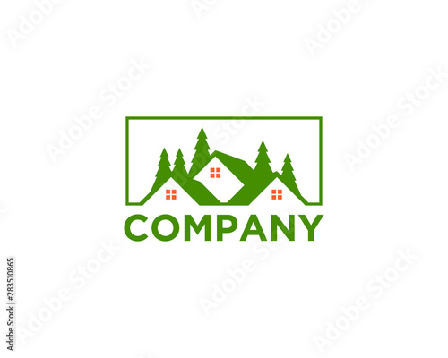 home with trees ready to use