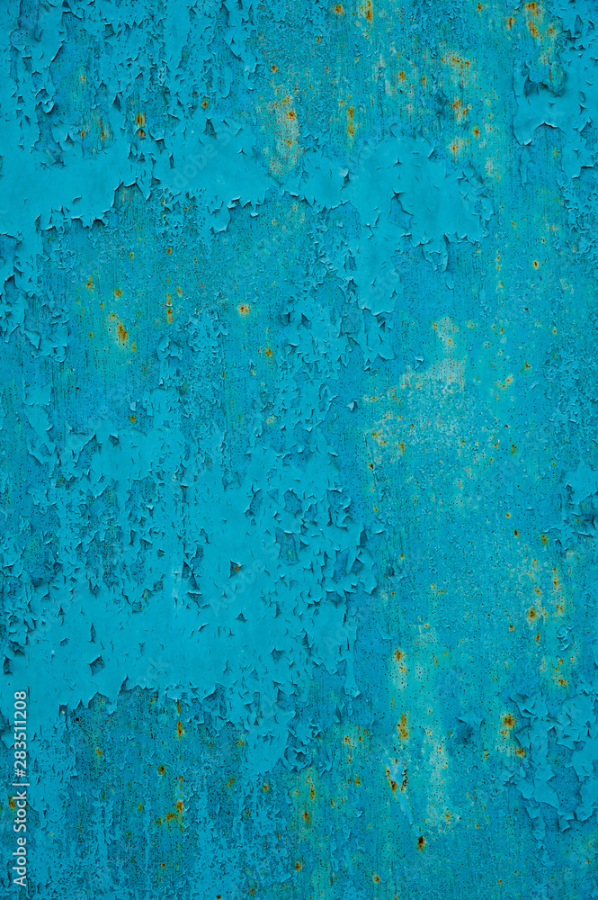 abstract  scratched grunge blue background wall