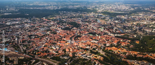 Bird's view of Vilnius,Lithuania