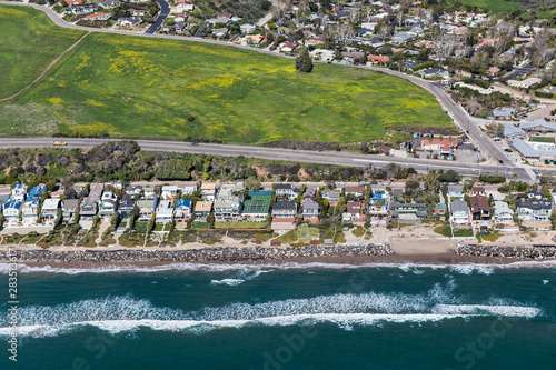 Aerial view of Pacific Coas...