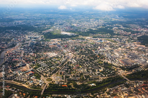 Aerial view of Vilnius,Lithuania © vladuzn