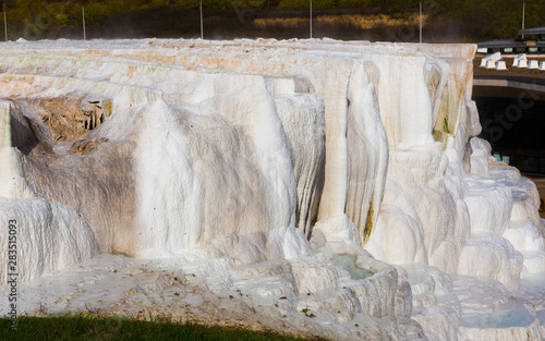 Salt hill in Egerszalok, Hungary photo