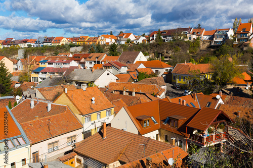 Wallpaper Mural Aerial view of Eger, Hungary Torontodigital.ca