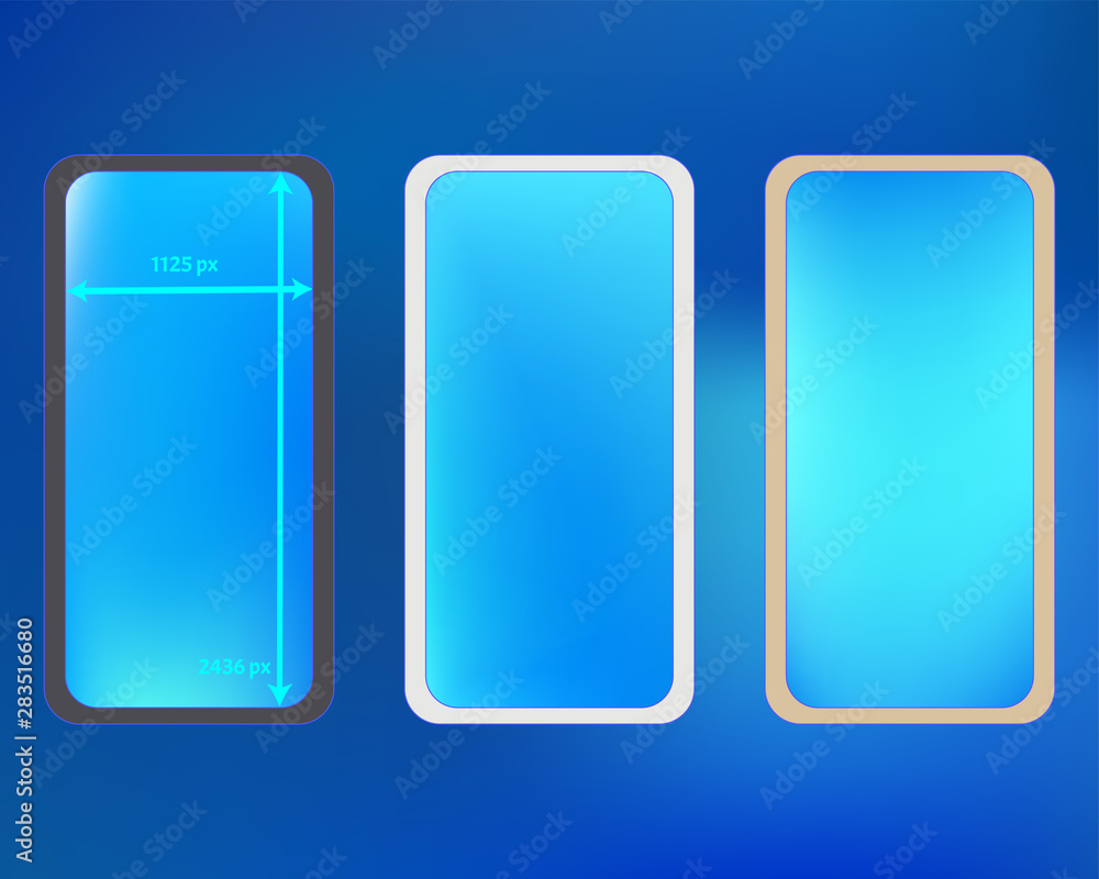 Mesh, azure colored phone backgrounds kit. Mesh, azure colored phone backgrounds kit.