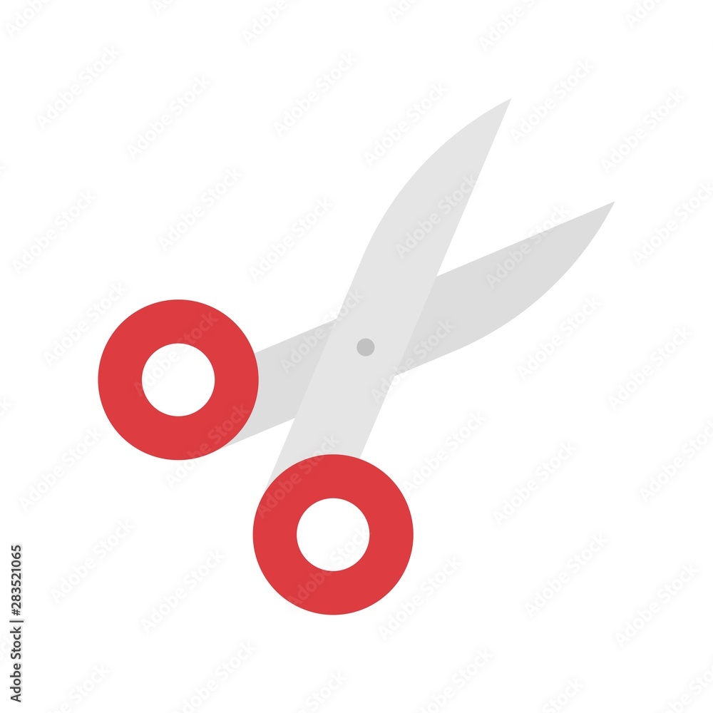 Scissors vector, Back to school filat style icon Scissors vector, Back to school filat style icon