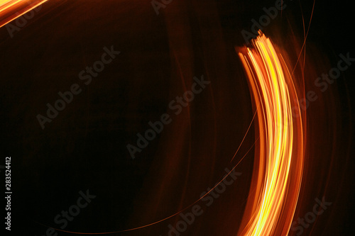 lines of fire on a black background