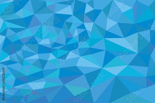 Abstract gradient geometric background from triangles. Flat vector illustration.