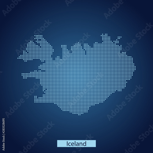 map of Iceland